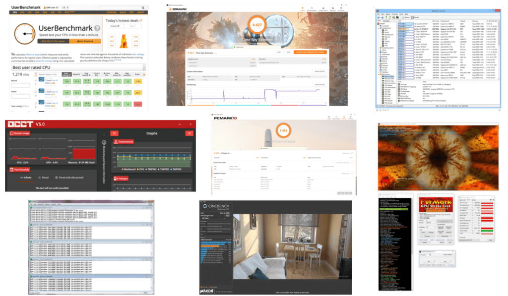 best stress tests for cpu gpu ram and systemm