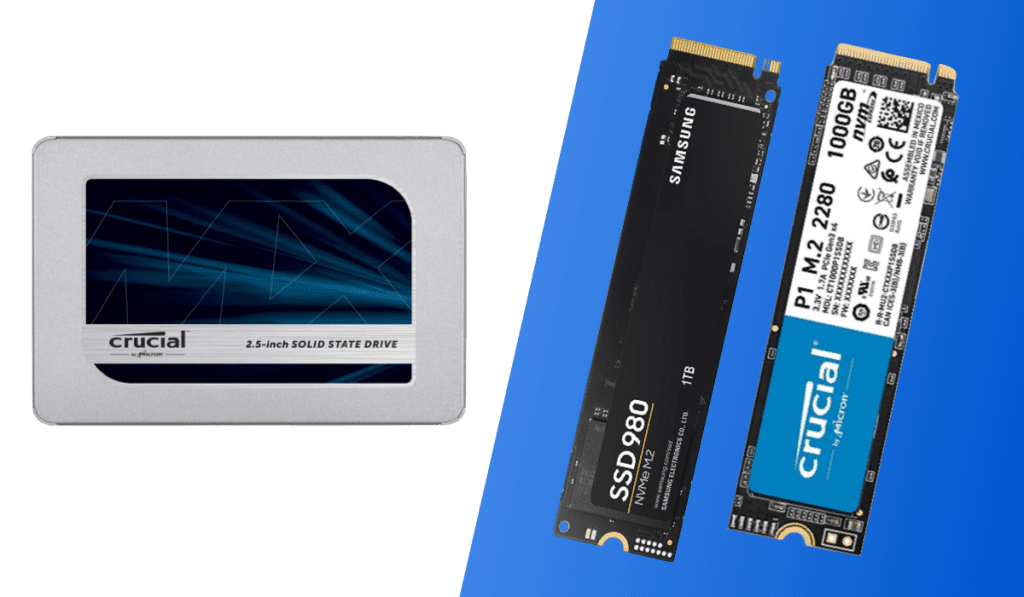 nvme vs sata ssds