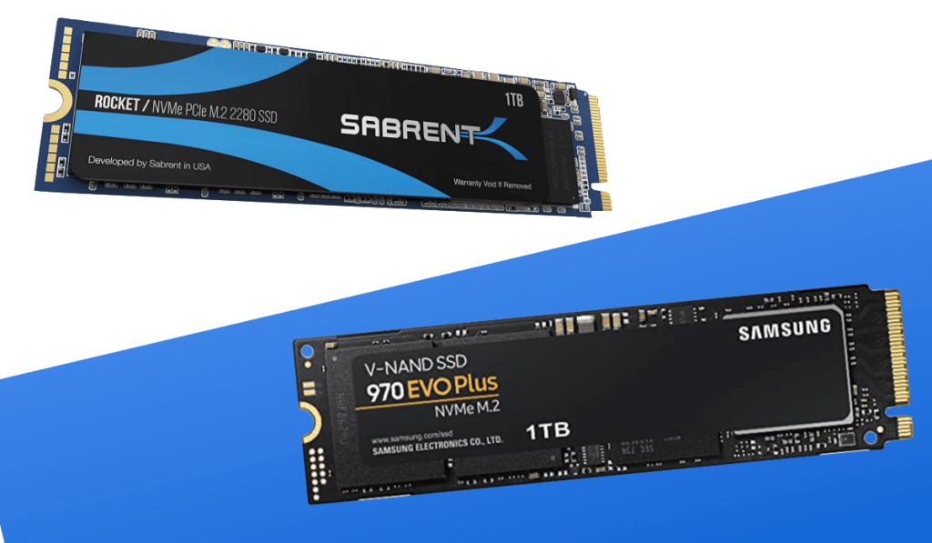 sabrent rocket 4 vs samsung 970 evo plus